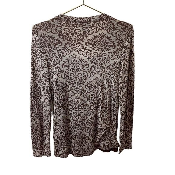 Athleta Burnout Long Sleeve Tee Top With Built in Tank Size Large - Picture 9 of 12